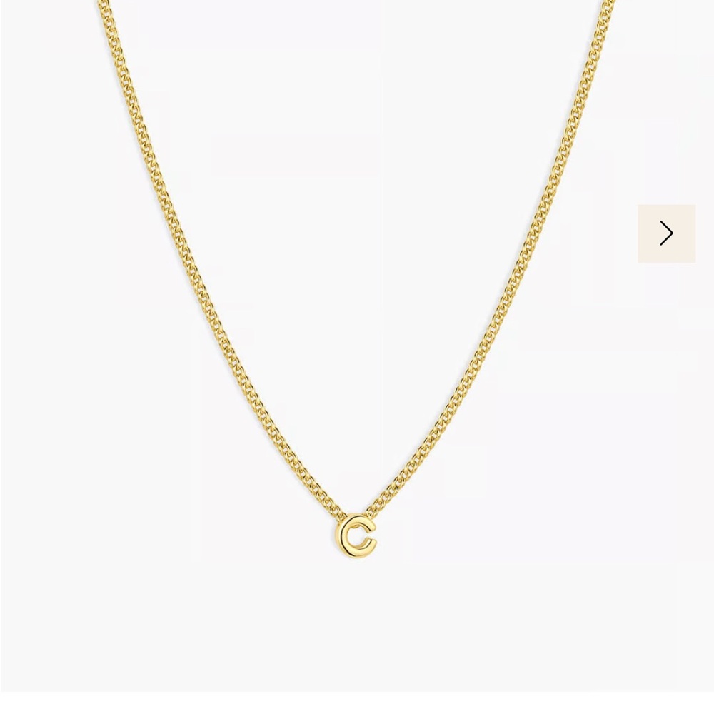 GORJANA Wilder Mini Alphabet Necklace